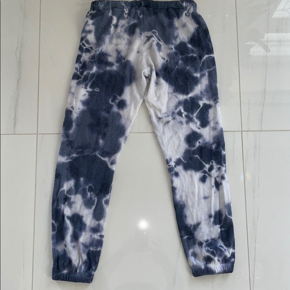 Vintage Havana Tie Dye Blue and White Joggers Size S - Picture 5 of 5